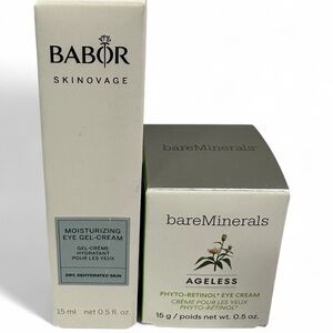 Eye Cream Duo Retinol + Hydrating Babor & BareMinerals NEW